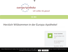 Tablet Screenshot of europa-apotheke-koeln.de